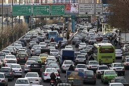 ترافیک سنگین در برخی بزرگراه‌های تهران؛ دوشنبه ۲۳ شهریور