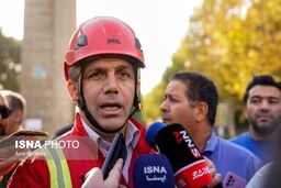 مهار آتش‌سوزی در ساختمان اداری ـ تجاری شش‌طبقه در یوسف‌آباد

