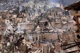 فیلم تکاندهنده از منطقه امامزاده ابراهیم بعد از آتش‌سوزی