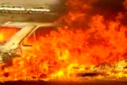 3 کشته در آتش سوزی خودرو داخل تونل