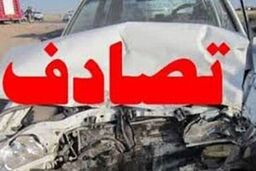 فیلمی از تصادف زنجیره‌ای خودروها در سبزوار