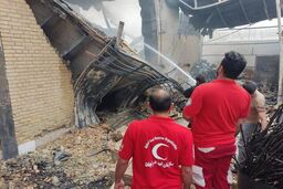 آتش‌سوزی کارخانه رنگ شهرک صنعتی جت‌آباد ایوانکی 2 مصدوم بر جا گذاشت