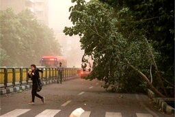 اداره کل هواشناسی استان تهران درباره وزش باد شدید اطلاعیه داد