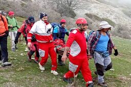 سقوط تلخ یک کوهنورد در ارتفاعات سوادکوه