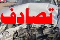 تصادف دو سواری مصدوم به جا گذاشت