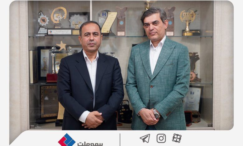 دیدار دبیرکل سندیکای بیمه‌گران ایران با مدیرعامل جدید بیمه ملت