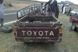فاجعه در سراوان؛ تصادف مرگبار ۲ وانت+شمار کشته‌ها

