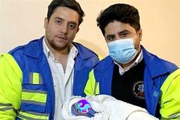تولد نوزاد عجول در منزل با اقدام سریع اورژانس
